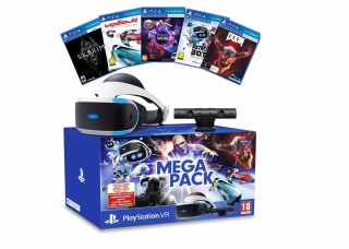 Шлем виртуальной реальности PS4 VR Megapack + 5 игр