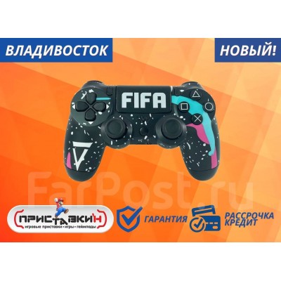 джойстик Стилизованный  Черный Fifa PS 4