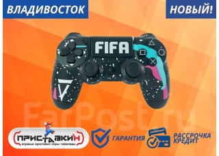 джойстик Стилизованный  Черный Fifa PS 4