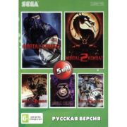 16bit СБОРН ИГРЫ 5в1 AC-5001 MORTAL KOMBAT 1,2,3,4,5