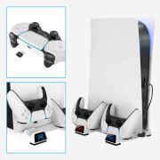 PS 5 Подставка для консоли и двух джойстиков,с функцией подзарядки (OIVO)  Гарантия 30 дней.